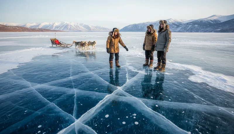 Illustration of siberia: A vast region in Russia known for cold.