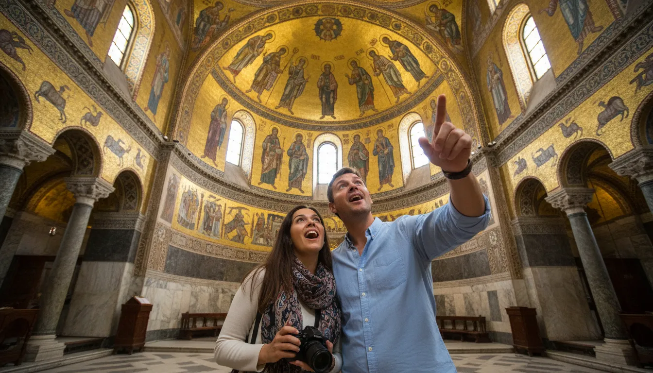“Ravenna” kelimesinin çizimi: A city in Italy known for mosaics.
