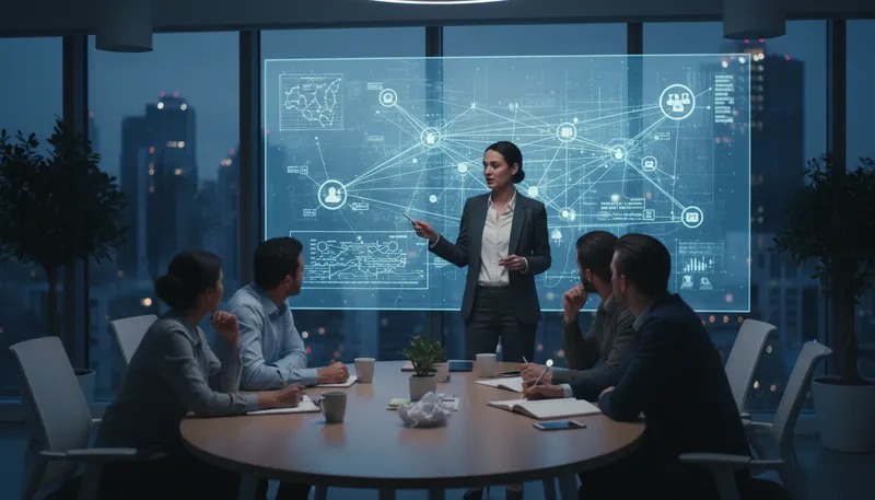 Illustration of strategist: Someone skilled in planning actions to achieve goals.