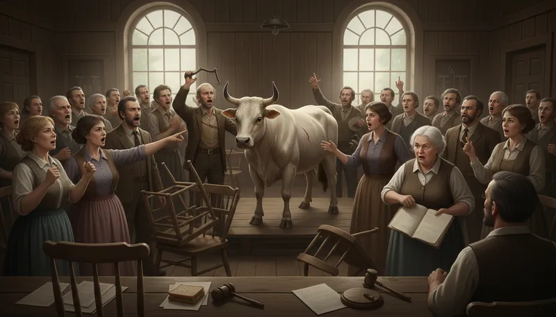 Illustration of whose ox is gored: Whose interests are affected in a situation.