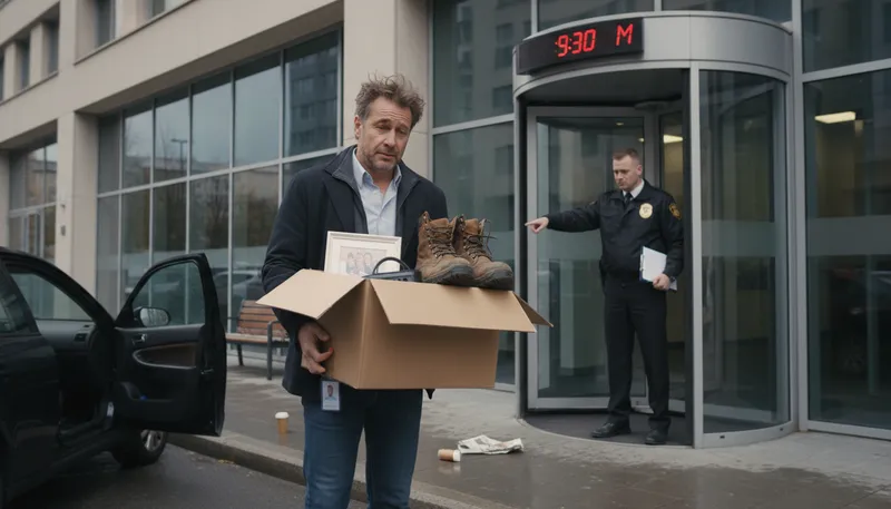 Illustration of get the boot: to be dismissed or removed
