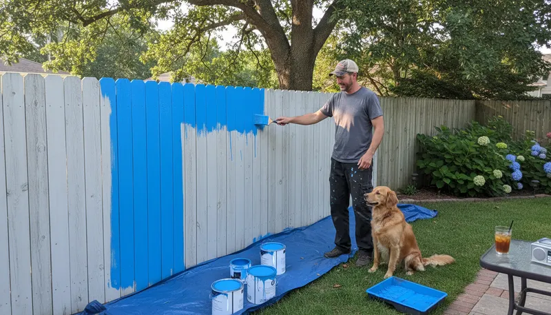 Illustration of paint: Colored liquid used for coating surfaces.