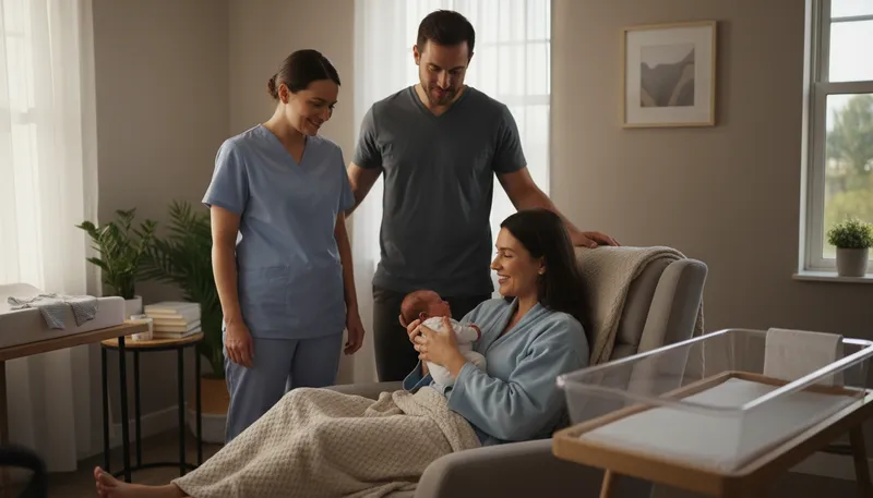 Illustration of delivery: the manner of giving birth