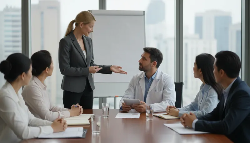 Illustration of you're the doctor: a phrase affirming someone's expertise or authority.