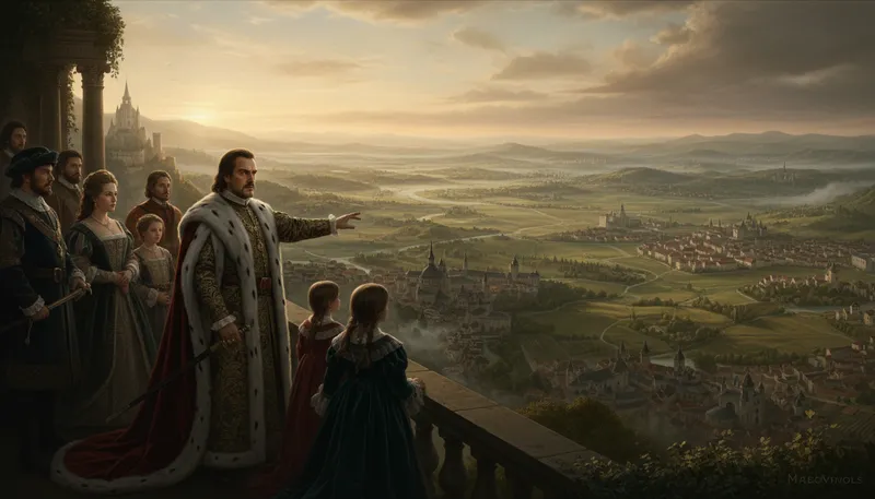 Illustration of habsburg: A royal family from Austria and Spain.