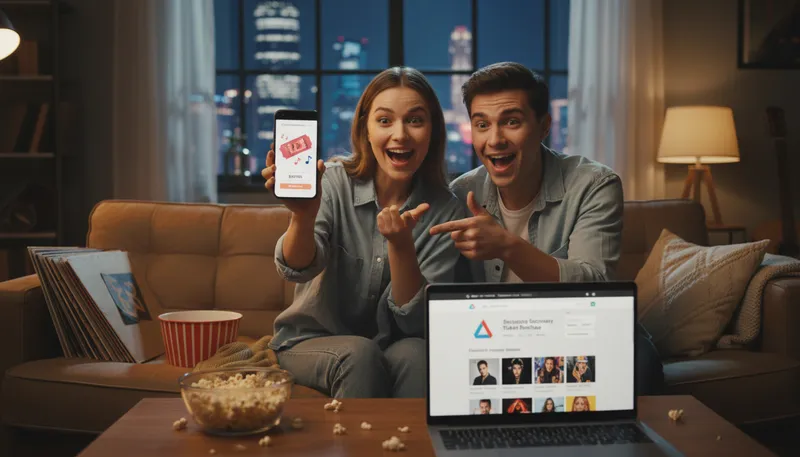 Illustration of stubhub: A ticket resale marketplace.