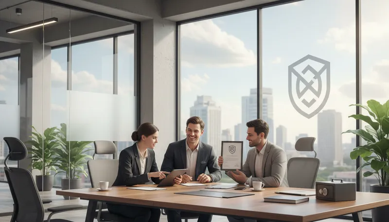 Illustration of gmbh: A type of limited liability company in Germany.