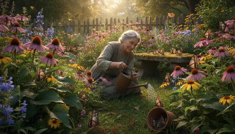Illustration of haven: A safe or peaceful place.