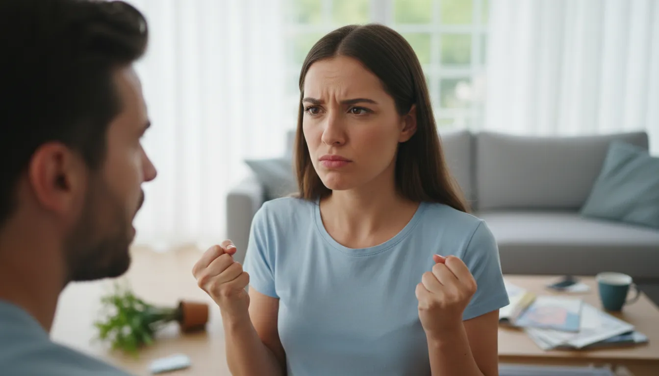 hold one's tongue 的插圖：To remain silent or not speak.