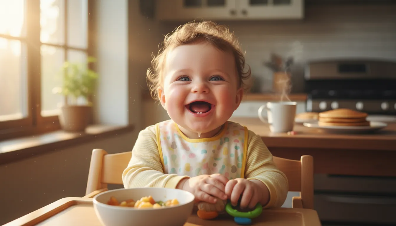 Illustration von smiley: smiling and cheerful