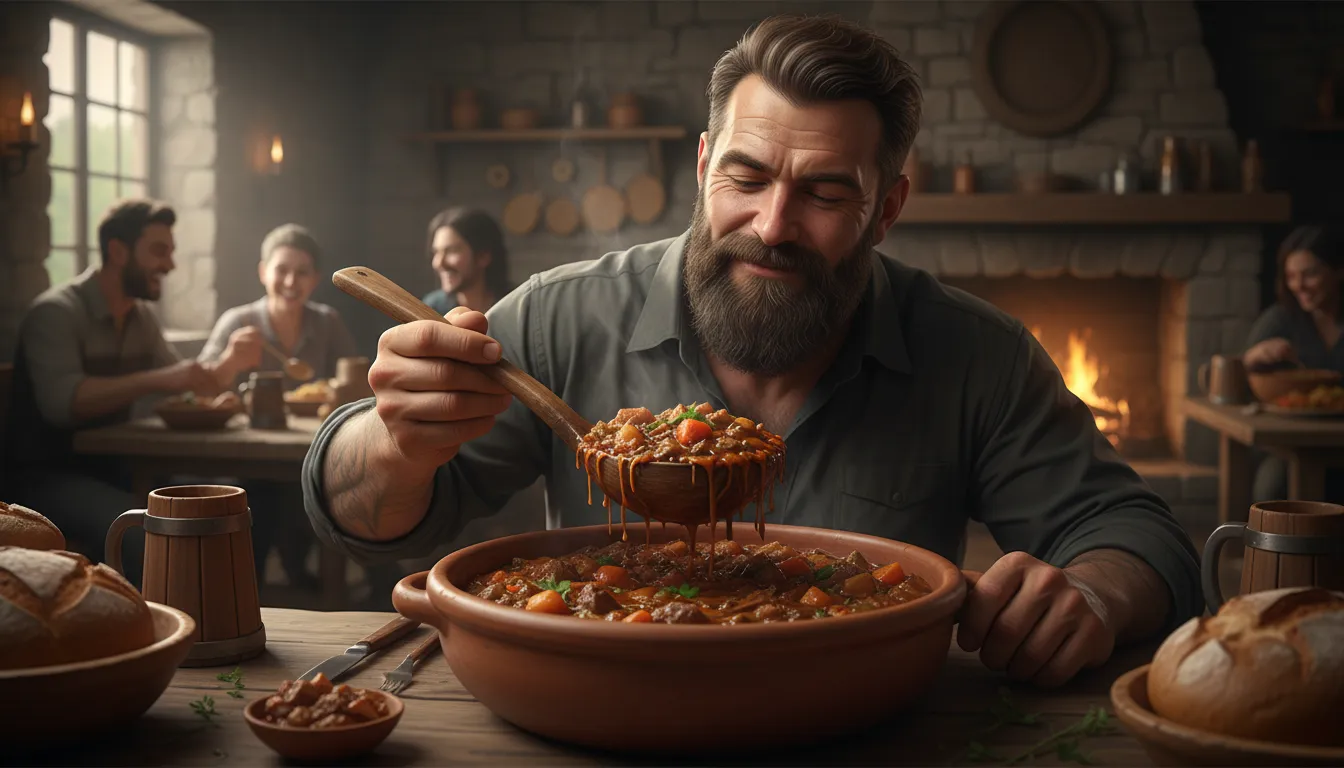 ภาพประกอบของ hunger sauce: a heavy dish that satisfies your appetite
