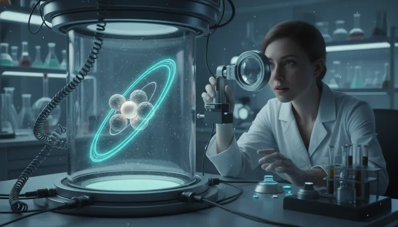 Illustration of orbital: Path an electron takes around a nucleus.
