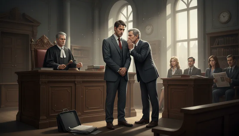 Illustration of retribution: Punishment for wrongdoing.