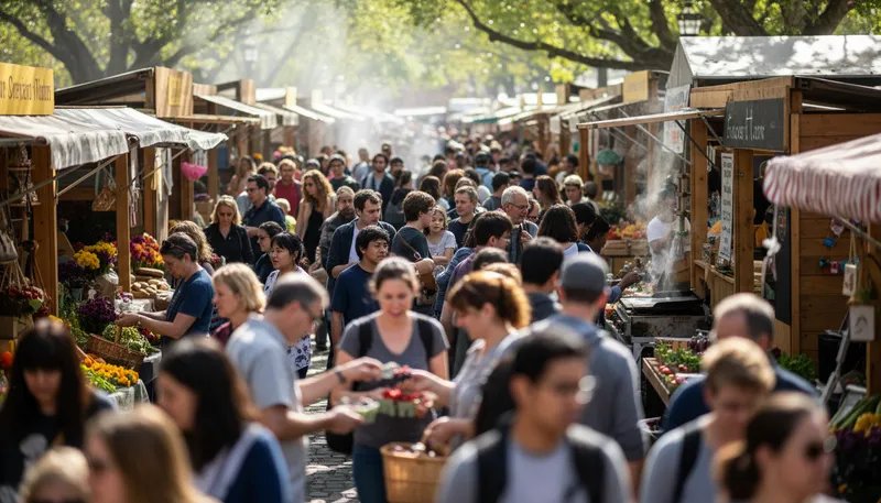 Illustration of hive of activity: a place bustling with energetic action