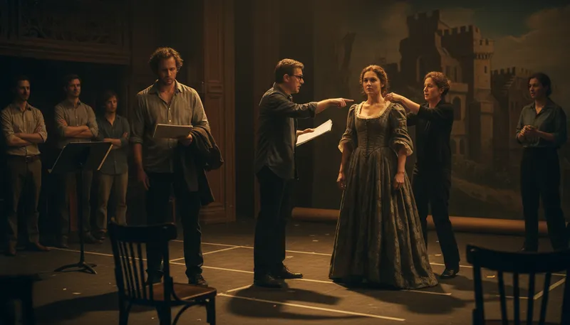 Illustration of recast: to cast again in a different role