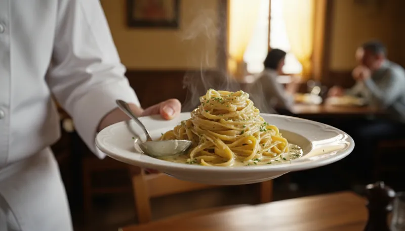 Illustration of fredo: a type of pasta shape.