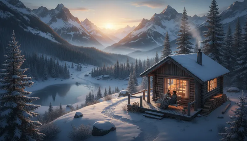 Illustration of retreat: A place to withdraw for rest or privacy.