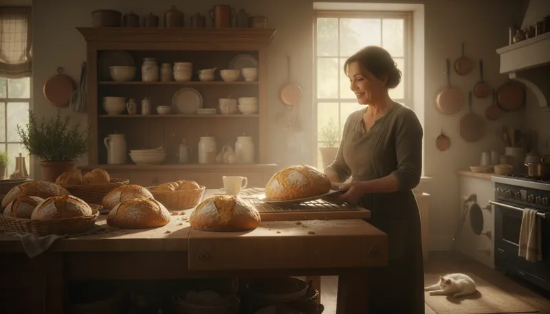Illustration of bread of life: essential sustenance or nourishment for living