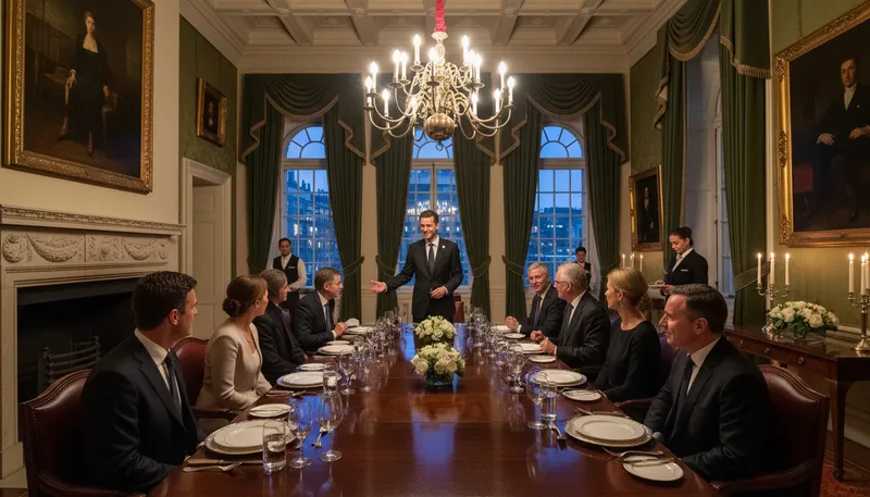 Illustration of legation: A diplomatic representative office or mission.
