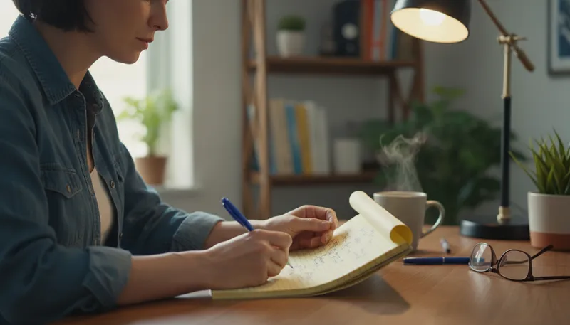 Illustration of pad: a notebook used for writing