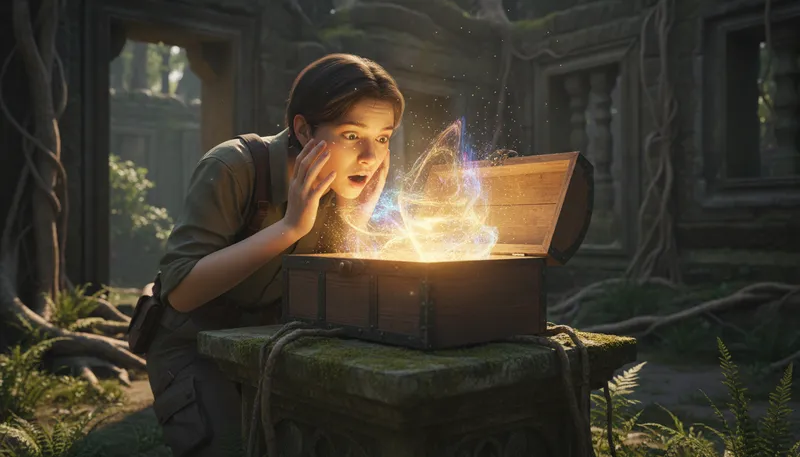 Illustration of magic box: A device with surprising capabilities.