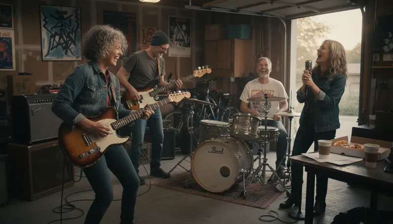 Illustration of get the band back together: Reunite a group for a shared purpose.
