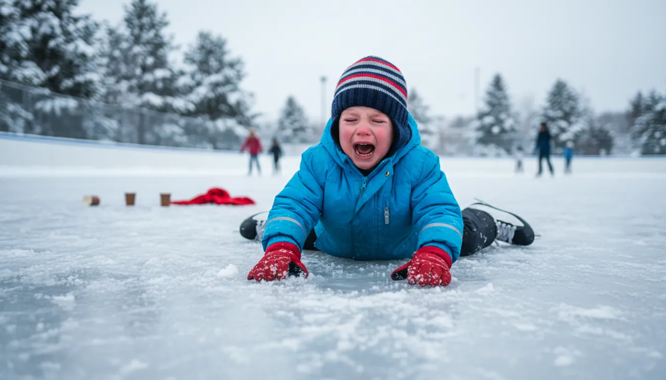 slippery का चित्र: difficult to hold or walk on safely