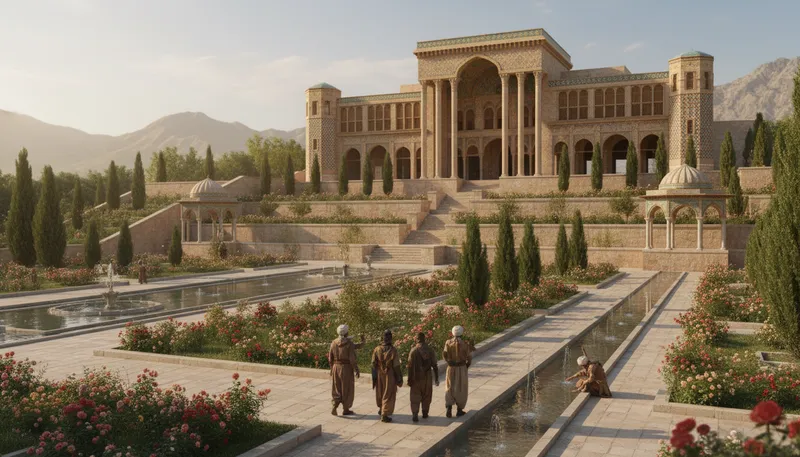 Illustration of persians: Ancient civilization from modern-day Iran.
