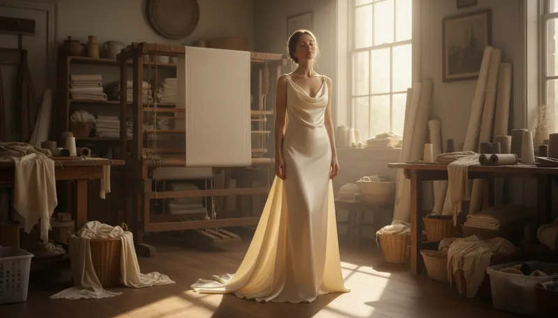 Illustration of whole cloth: Fabric or material made from a single piece.