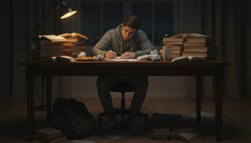 Illustration of slog: To work hard over a long period.