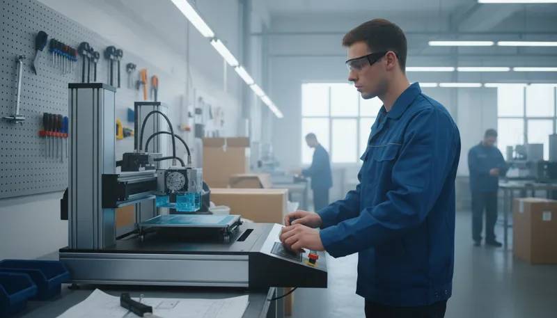 Illustration of trainee: A person learning a job or skill.