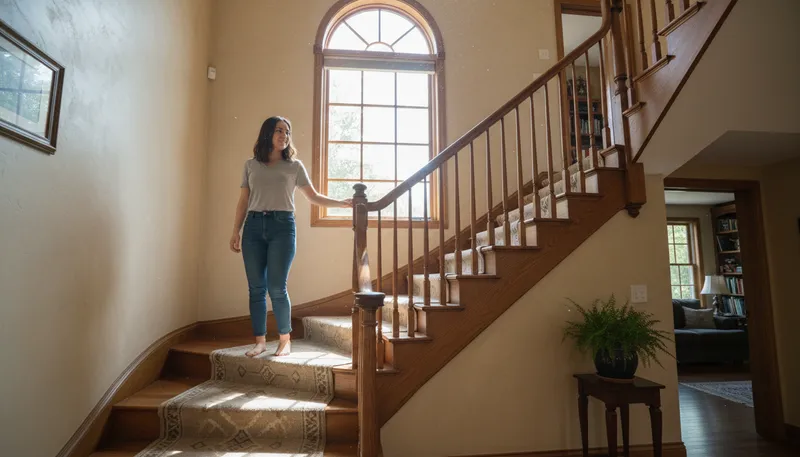 Illustration of winder: a staircase that changes direction