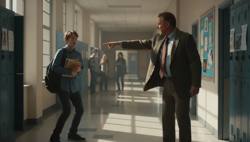 Illustration of get out of my sight: leave immediately, often due to anger.