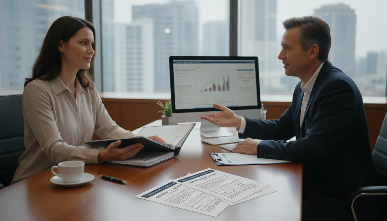 Illustration von CDs: certificates of deposit