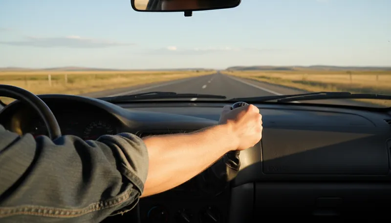 Illustration of fourth gear: The highest gear in a vehicle's transmission.