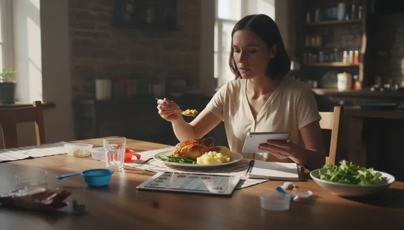 Illustration of calorie: A unit measuring energy in food.
