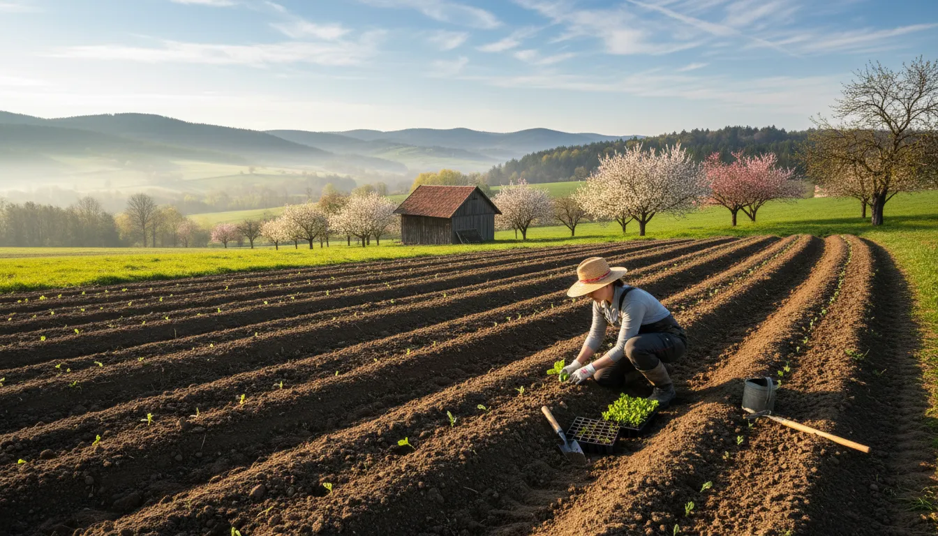 “cultivation” kelimesinin çizimi: The process of growing plants or crops.