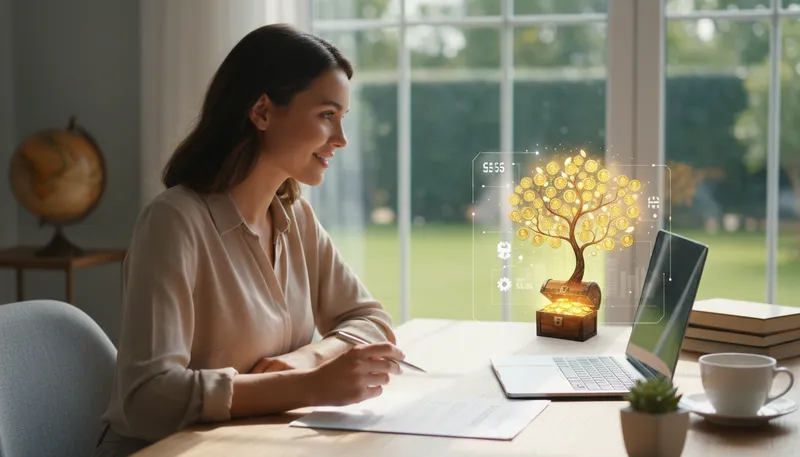 Illustration of ira: A type of retirement savings account.
