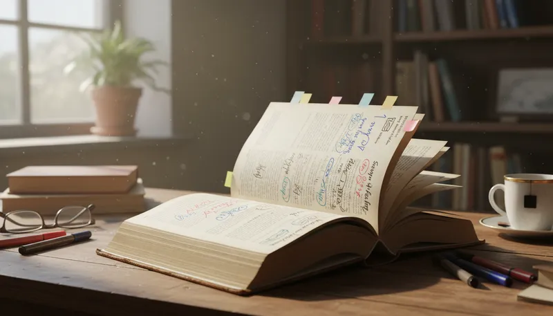 Illustration of annotation: a note added to explain or comment