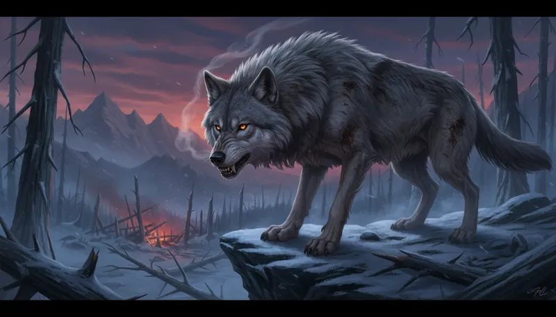 Illustration of out for blood: seeking revenge or strong retribution.
