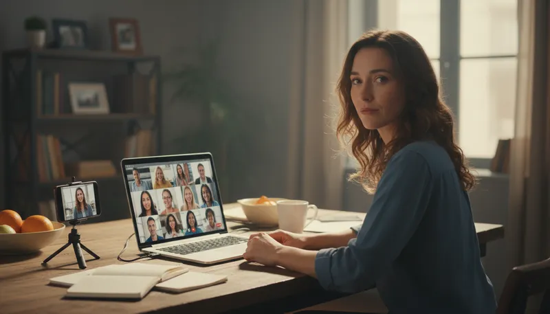 Illustration of digital courage: bravery shown online or through technology.