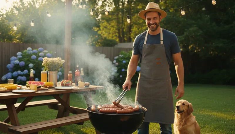 Illustration of tube steak: Slang for a hot dog.
