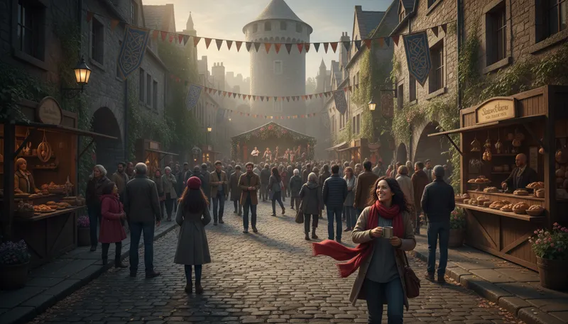 Illustration of kilkenny: A city in Ireland known for its history.