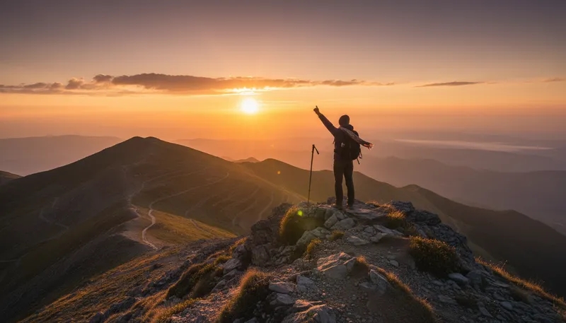 Illustration of peak: The highest point of something.