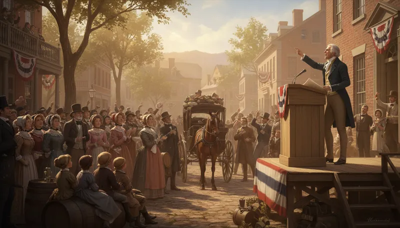 Illustration of whig: A member of a historical political party.