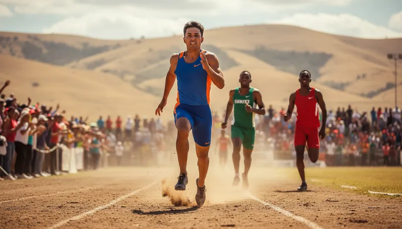 Illustration of pull ahead: to move in front of others in a race