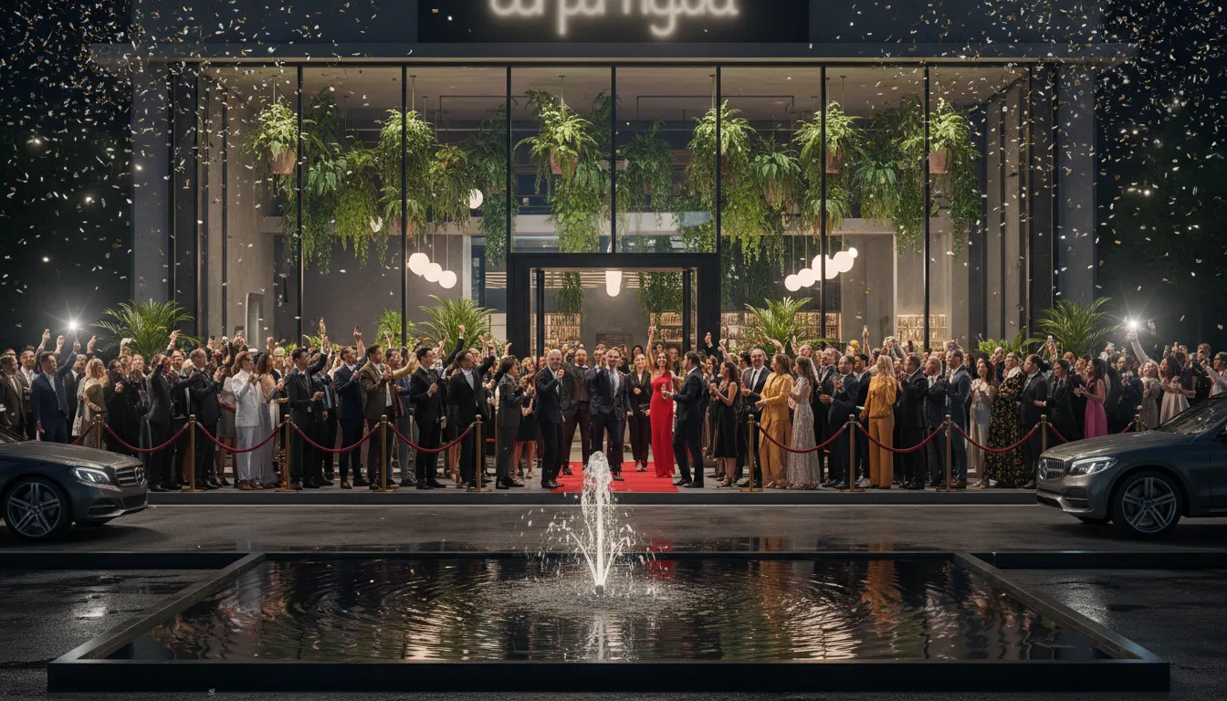 Ilustrasi make a splash: to attract attention or create excitement