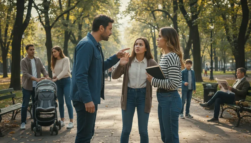Illustration of don't get someone started: avoid provoking someone to talk about a topic