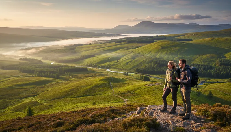 Illustration of perthshire: A county in central Scotland known for beauty.