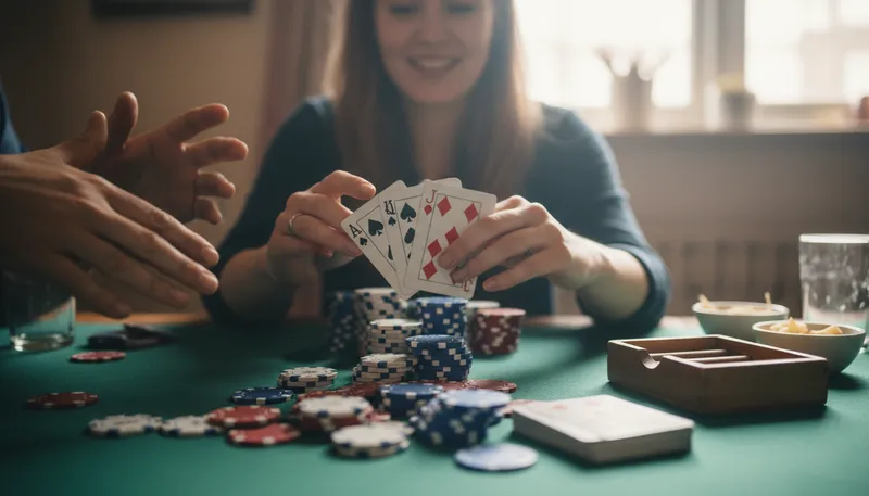 Illustration of deal a good hand: provide someone with favorable circumstances.